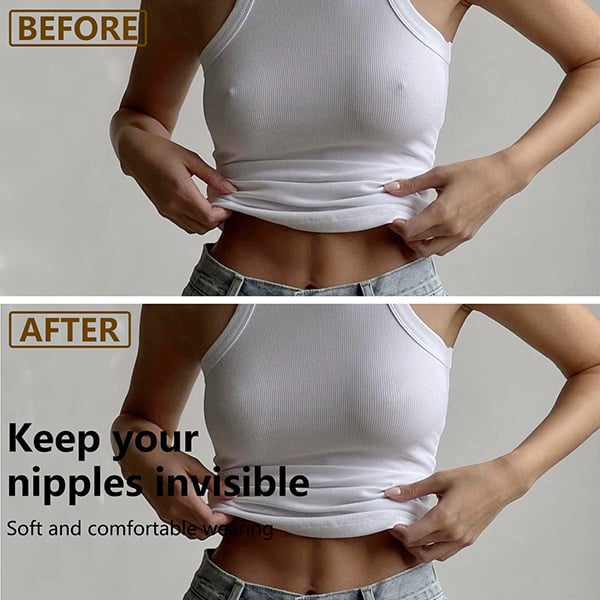 Go Braless! Seamless Nipple Cover (Latex-free and 100% Medical Silicone)