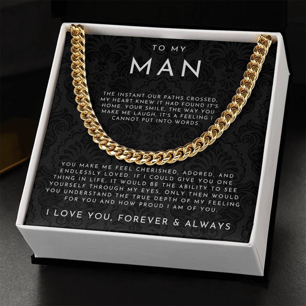 To My Man Necklace