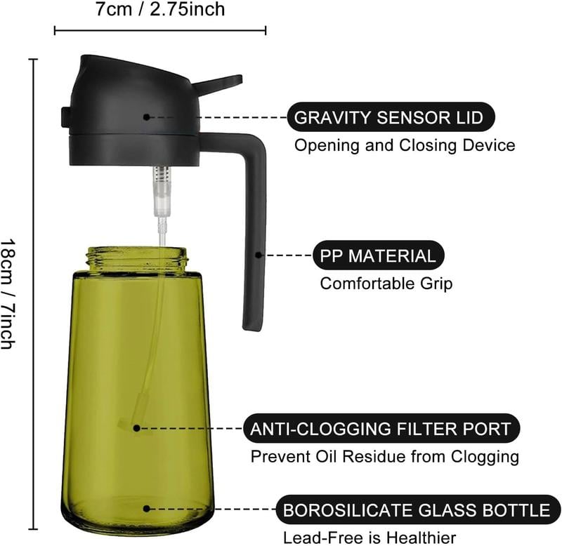 2 in 1 oil sprayer bottle