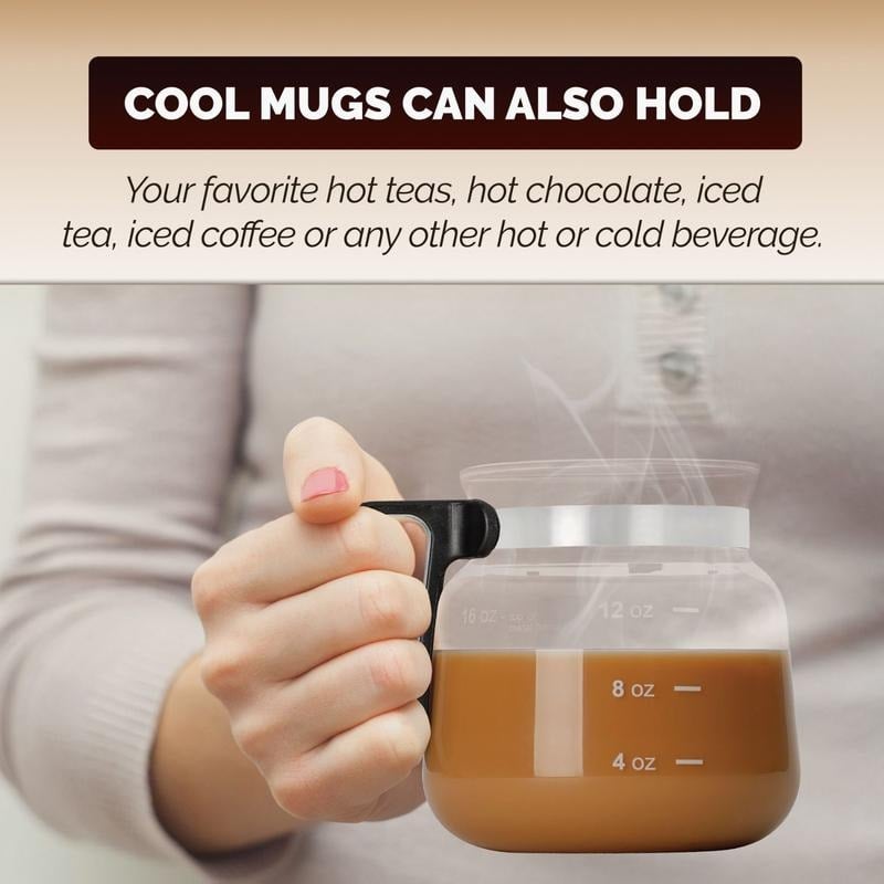 16 Oz Glass Coffee Mug – Coffee Pot Style