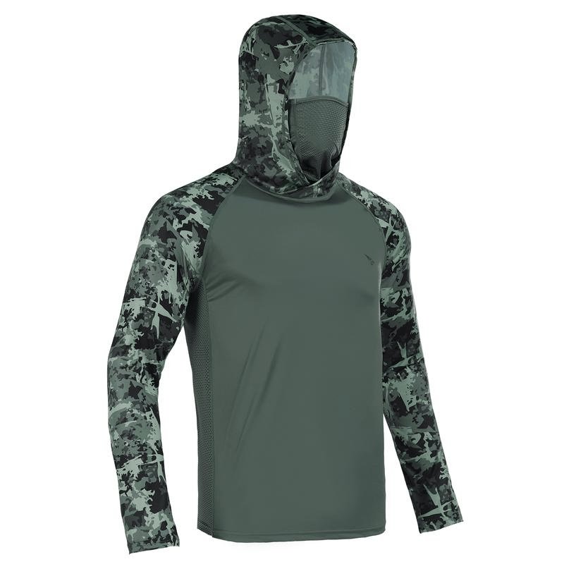 Outdoor activity essential—hooded mask integrated design 🌞 360° sun protection with no dead angles.