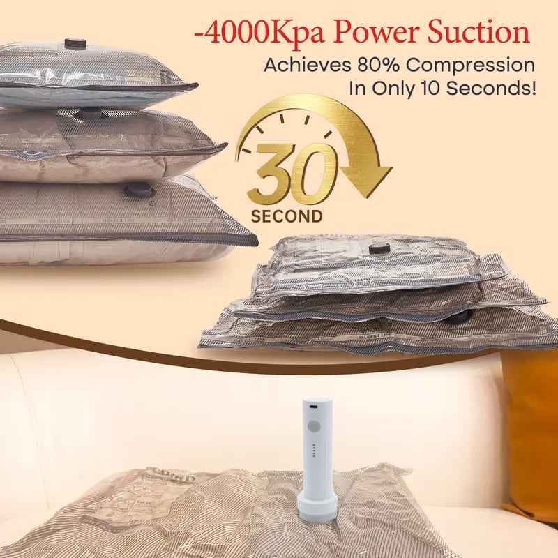 X7 Cordless Travel Vacuum Bag Set