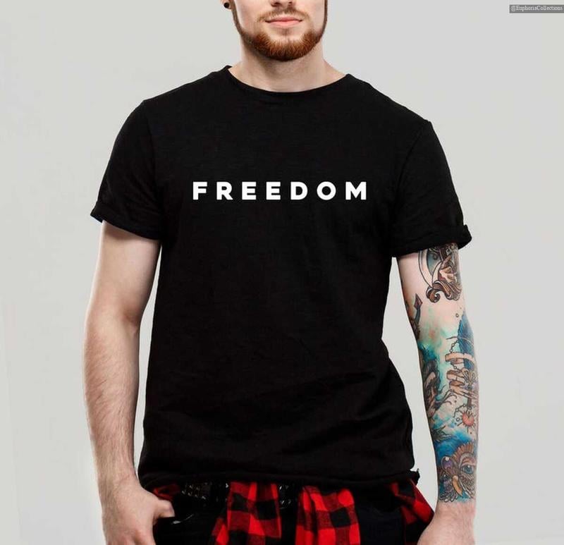 🌟 Freedom Shirt – Timeless Unisex Tee Celebrating Faith, Hope & Everyday Strength
