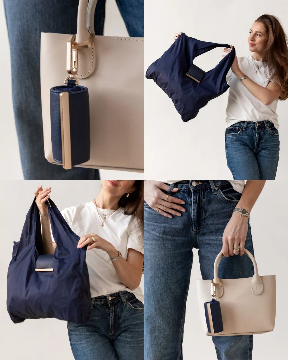 π Keychain Tote Bag | Compact & Expandable for On-the-Go Convenience