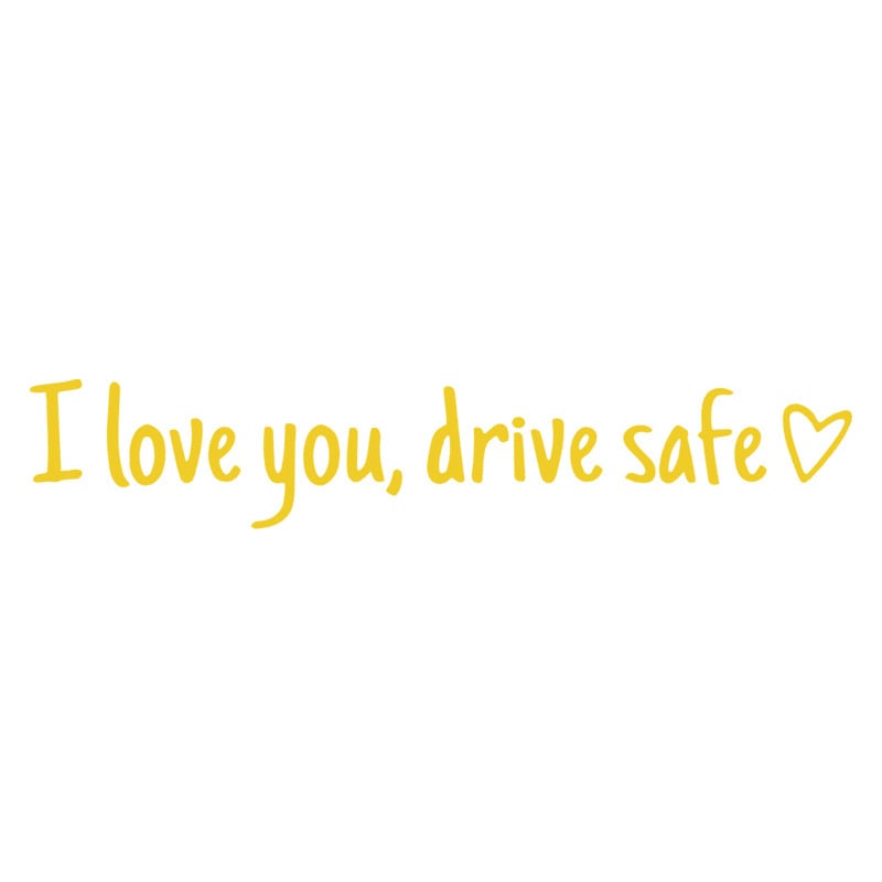 ✨This Week's Special Price $7.99💓I love you, drve safe Sticker(3pcs)