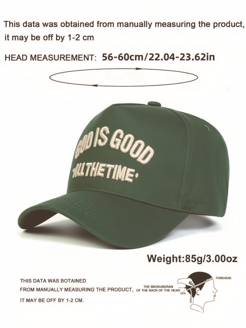GOD IS GOOD"ALL THE TIME" HAT