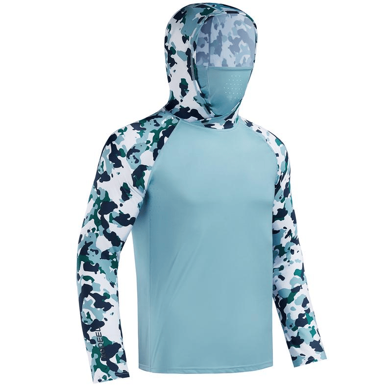 Outdoor activity essential—hooded mask integrated design 🌞 360° sun protection with no dead angles.