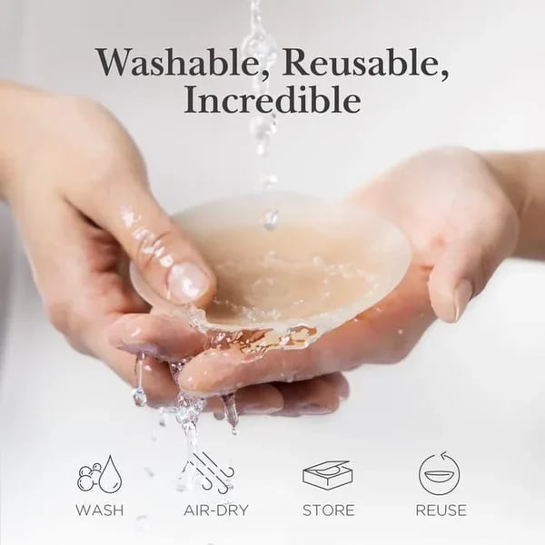 Go Braless! Seamless Nipple Cover (Latex-free and 100% Medical Silicone)