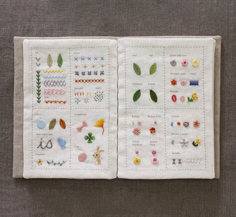 Beginner-Friendly🪡Stitch Book 📖with 143 different stitches