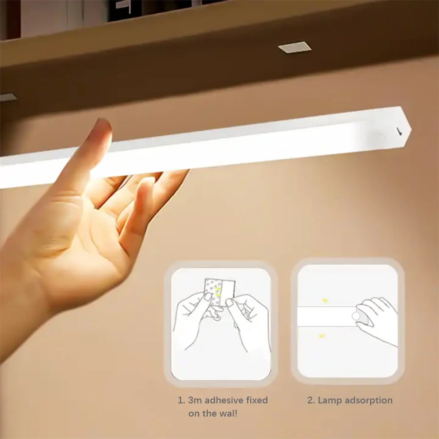 Punch-Free Smart Sensor Magnetic Rechargeable LED Lights