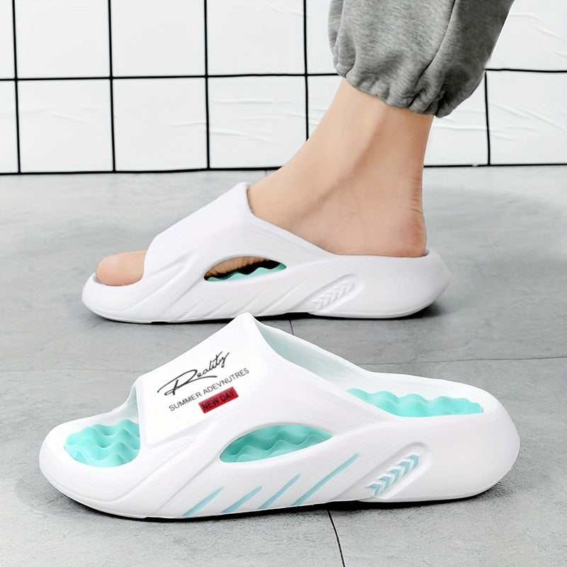 Men Casual Slide Sandals - Non-Slip, Foot Massage