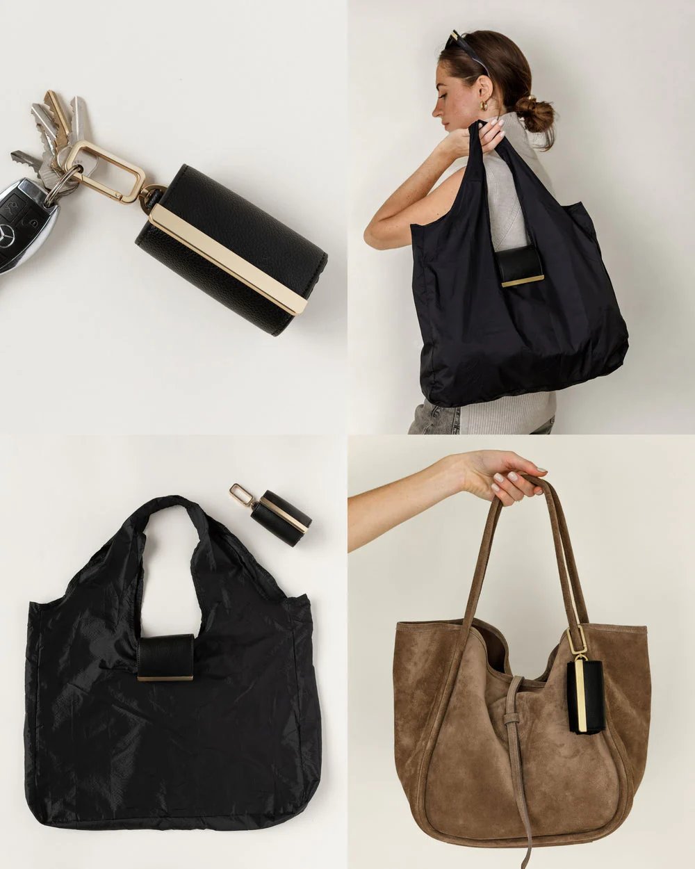 π Keychain Tote Bag | Compact & Expandable for On-the-Go Convenience