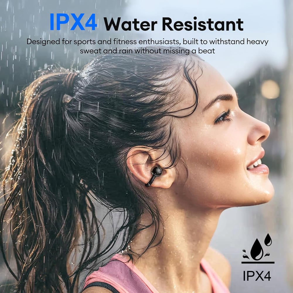 2-in-1 Bluetooth Earbuds – Open-Ear Clip-On & In-Ear Wireless Earphones for Sports & Work