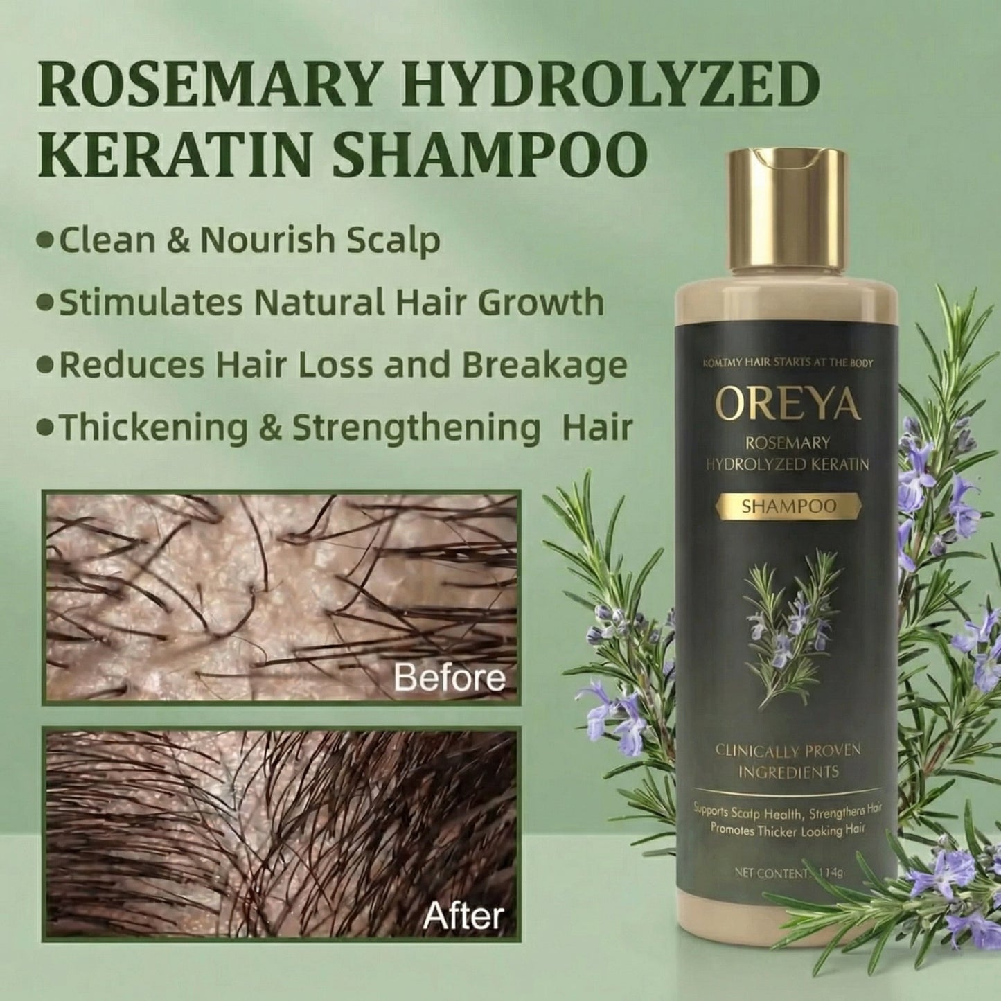 Oreya Growth Support Shampoo