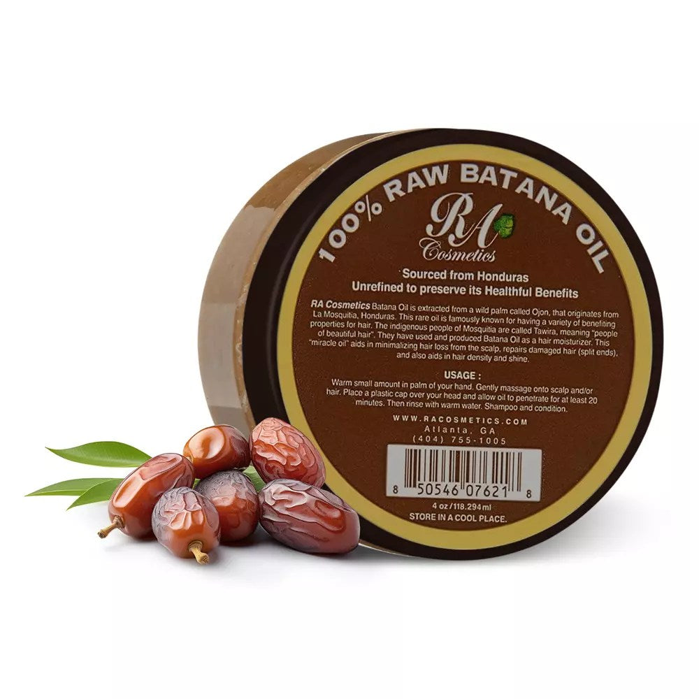 RA Cosmetics 100% Natural Unrefined Batana Hair Oil for Hair Growth