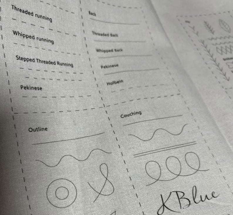 Beginner-Friendly🪡Stitch Book 📖with 143 different stitches