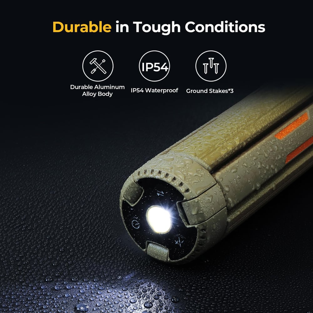 Telescopic Camping Light Rechargeable 15600mAh