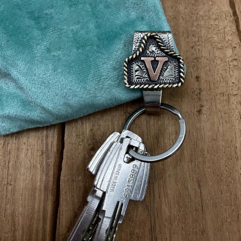 Western Initial Key Clip
