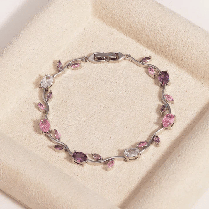 14K Gold - Dainty Rose Bracelet