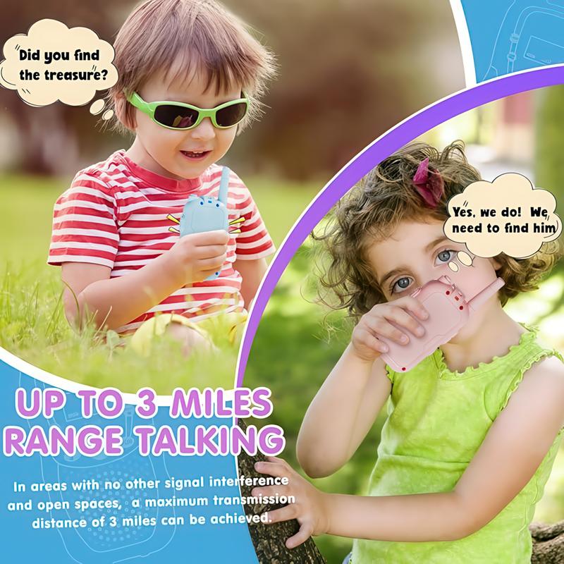 2PCS Kids Video Walkie Talkies Toys