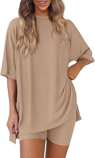 Women's Summer Casual Oversized Two-Piece Set
