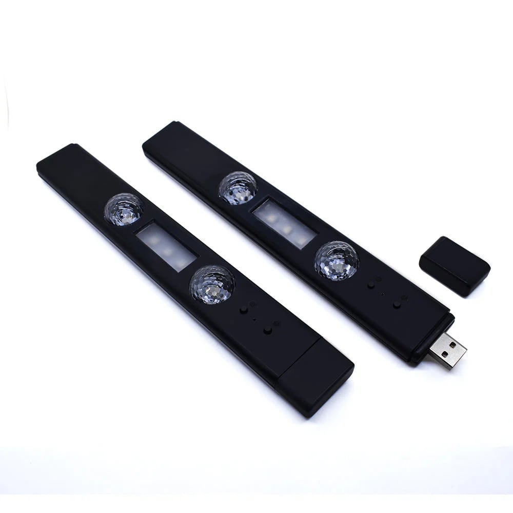 🚗✨Wireless Car Interior Ambient Lights 2-in-1 Star Pattern + Warm Light · USB Rechargeable · Car & Room Decoration