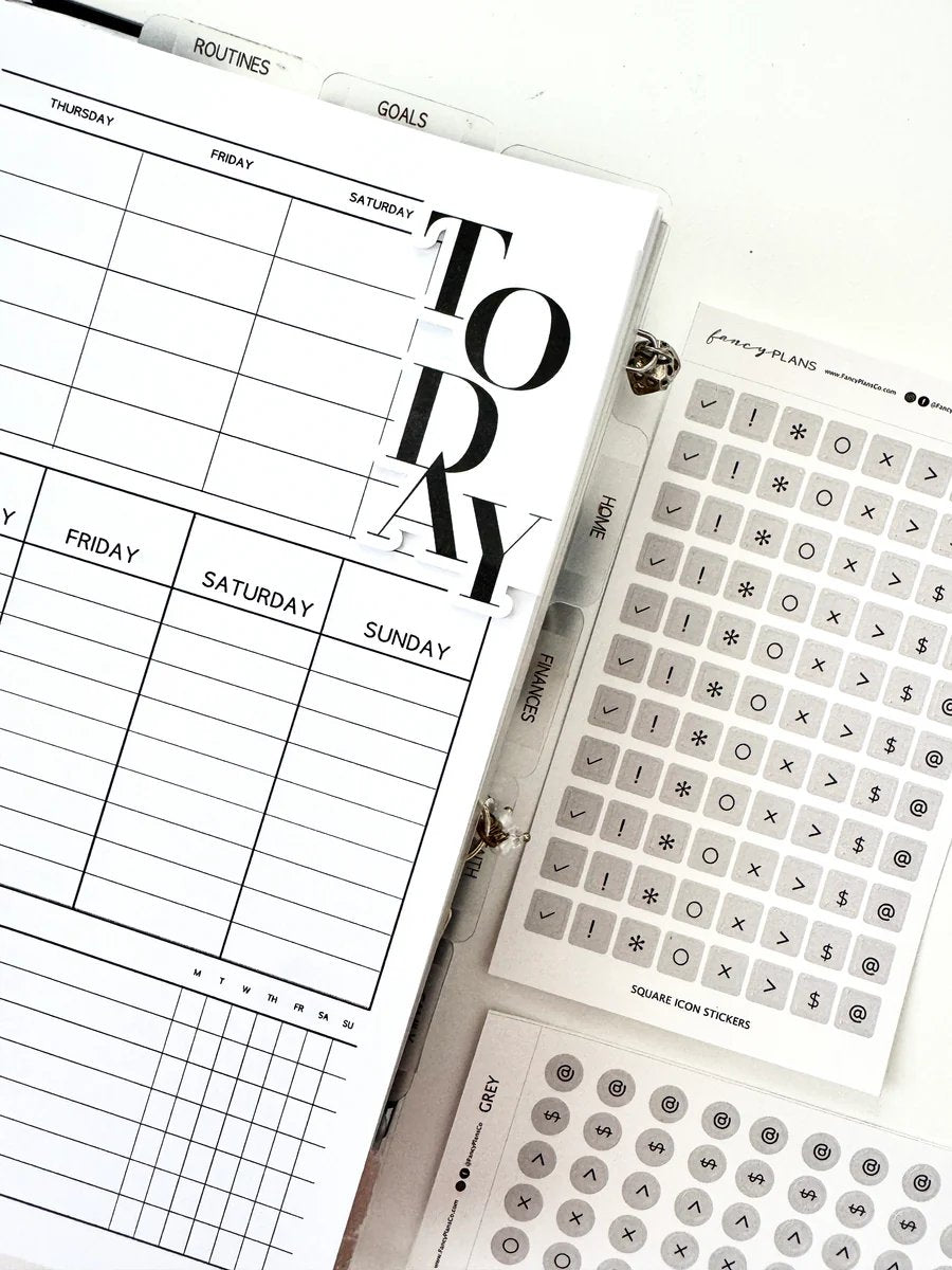 🗓️2026 Deluxe DIY Planner Stationery Box | Multiple Layout Options | Full Accessory Set for Personalized Planning