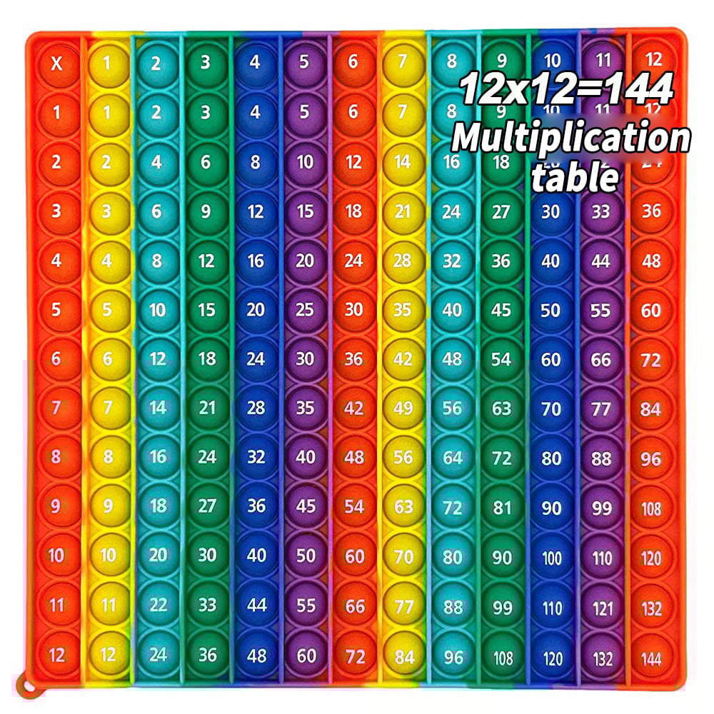 🎯12x12 Multiplication Table Board Game – Portable Math Practice and Learning Toy for Kids