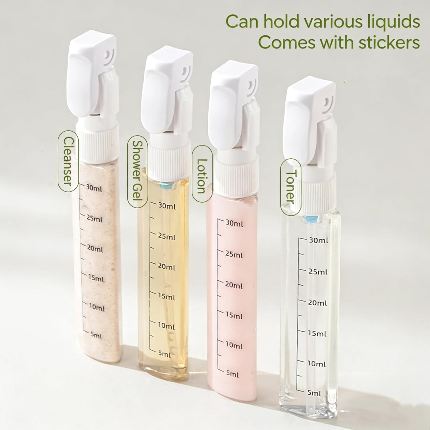 4 in 1 Travel Bottles for Toiletries