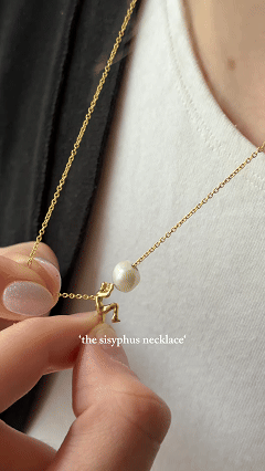 Sisyphus Necklace(❤️The Eternal Ascent, Worn Close to the Heart)