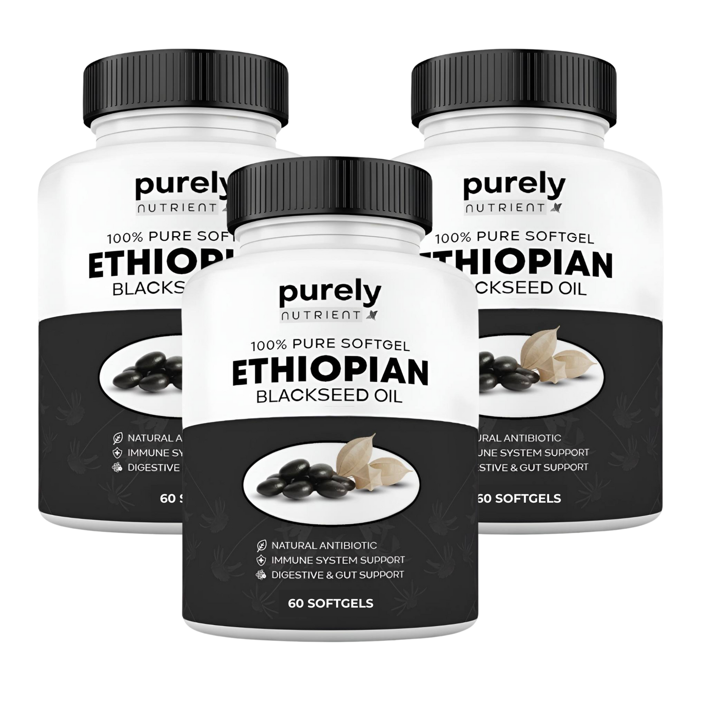 Purely Nutrient Ethiopian Black Seed Oil