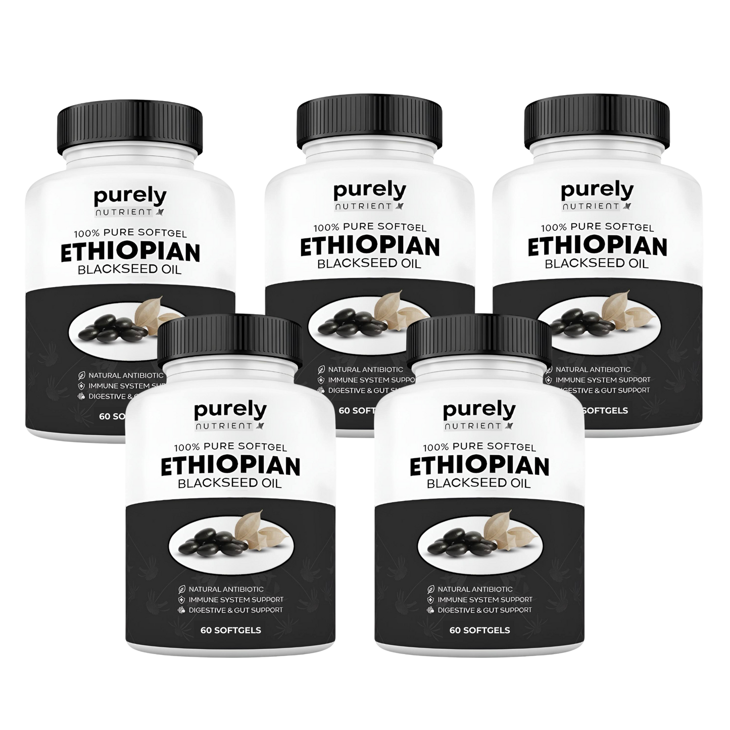 Purely Nutrient Ethiopian Black Seed Oil