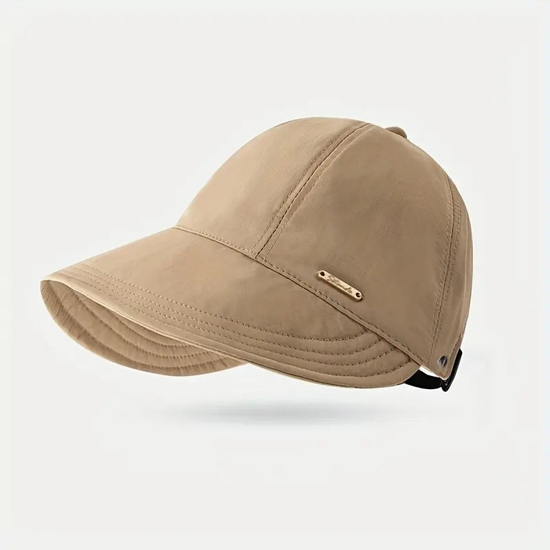 Women UPF80+ Quick Dry Sun Hat, Wide Brim Water Resistant Bucket Cap with Adjustable Elastic Strap