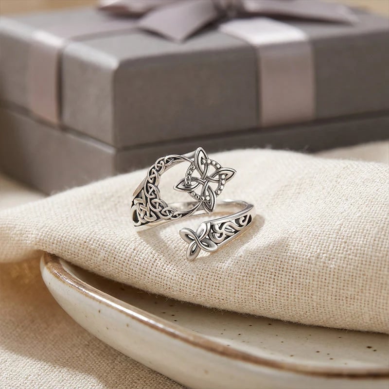 🧡Celtic Knot Open Ring✨