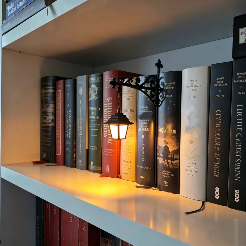 Library Lantern-Decorative Bookshelf Lighting