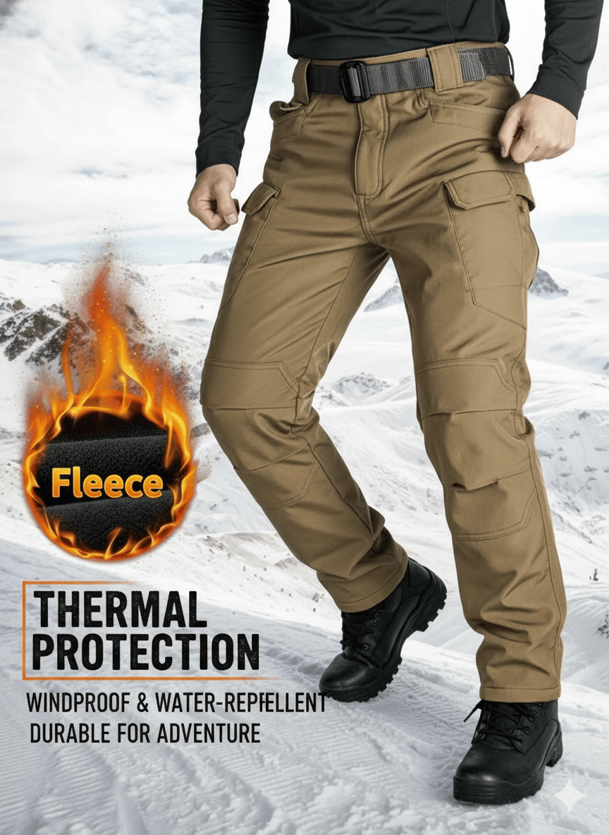 Windproof Warm Men's Outdoor Military Tactical Pants