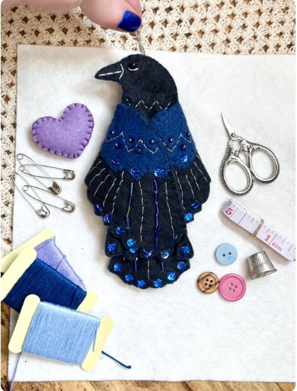 Raven’s Keepsake – Guardian of Stitches”