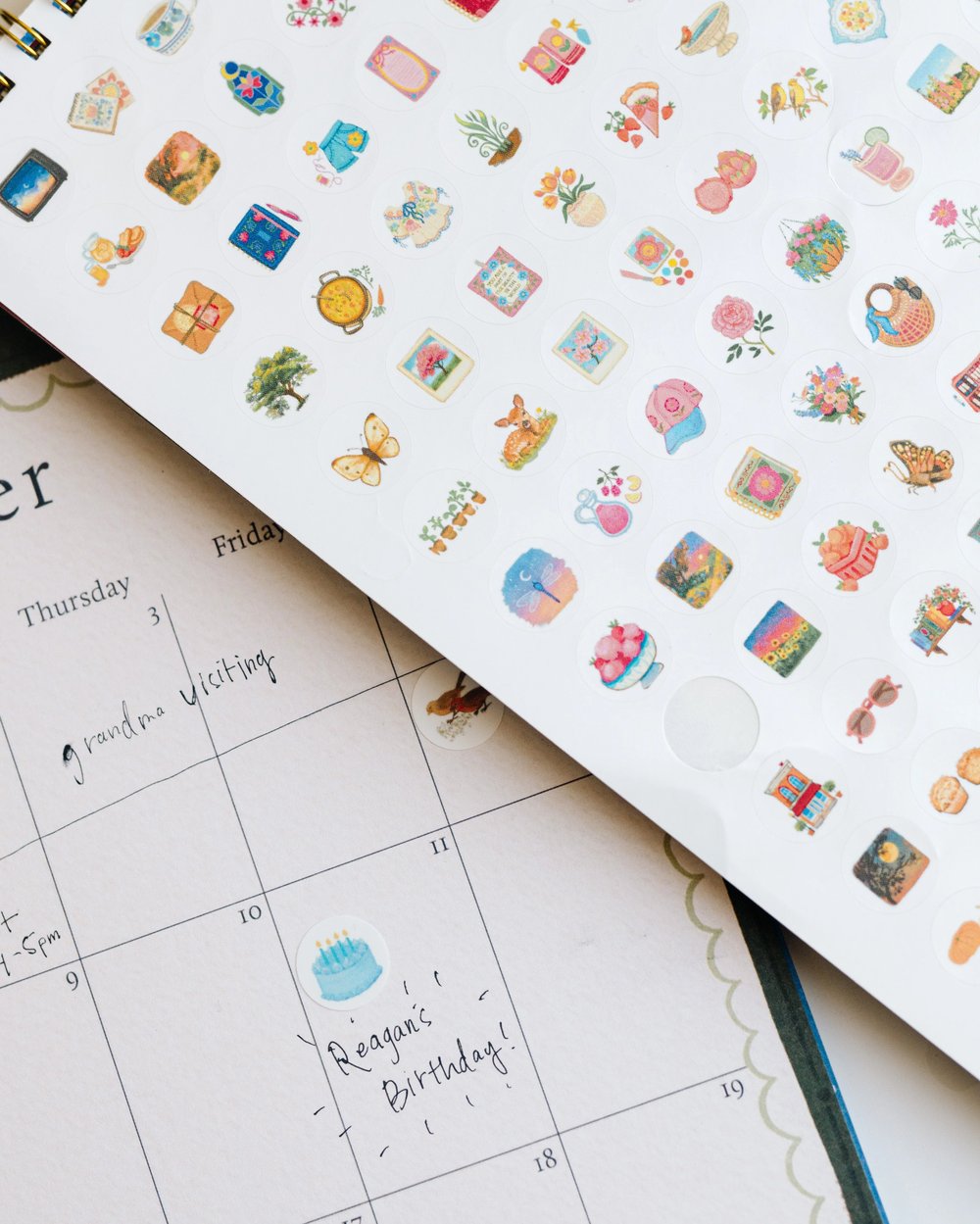 🌸 2026 Bucket List Wall Calendar - Celebration of Life’s Seasons📅