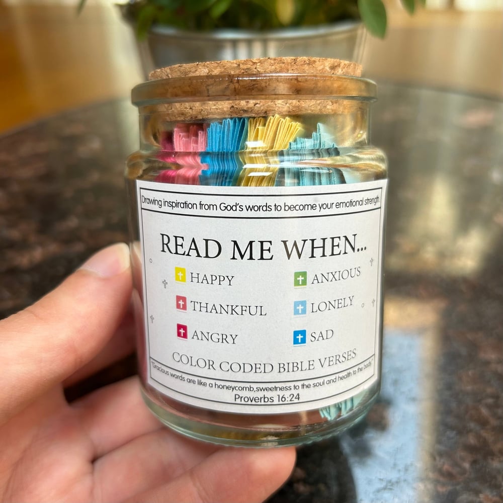 ✝️Handmade Wooden Bible Verses Box - Daily Bible Verses (🎁 A Reminder of God's Words💖)