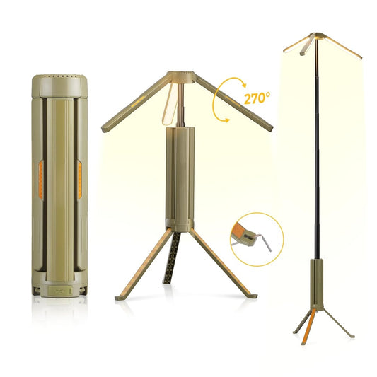 Telescopic Camping Light Rechargeable 15600mAh