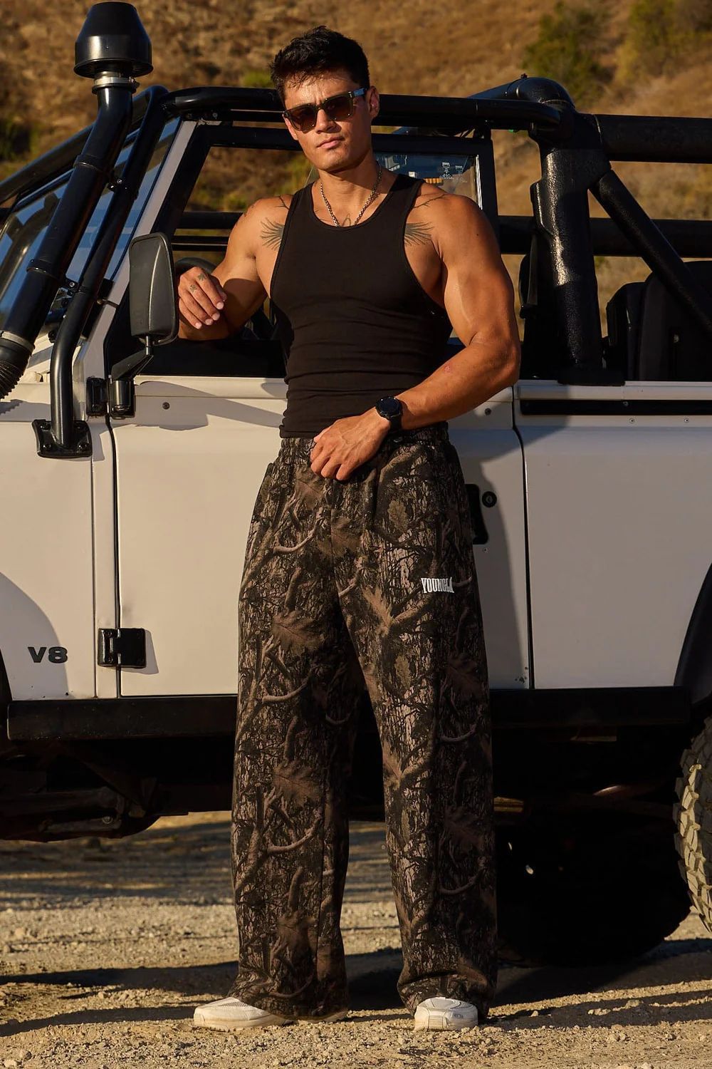 Tree Camo Baggy Sweats🥇Crafted From 100% Cotton Fleece, 460 GSM