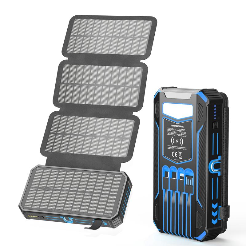 Portable Solar Wireless Charger 48,000 mAh