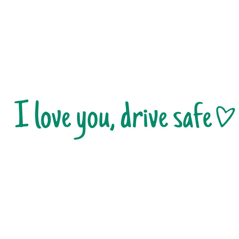 ✨This Week's Special Price  $7.99💓I love you, drve safe Sticker（3pcs）