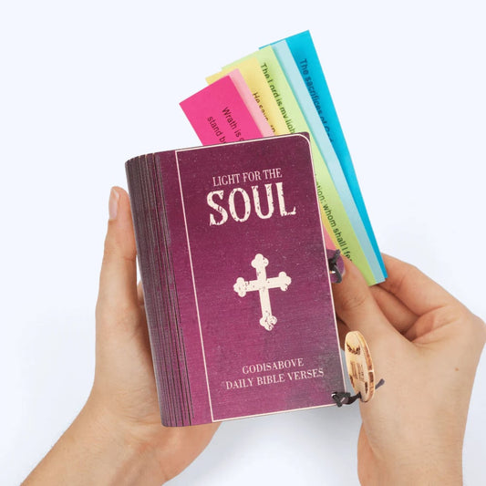 ✝️Handmade Wooden Bible Verses Box - Daily Bible Verses (🎁 A Reminder of God's Words💖)