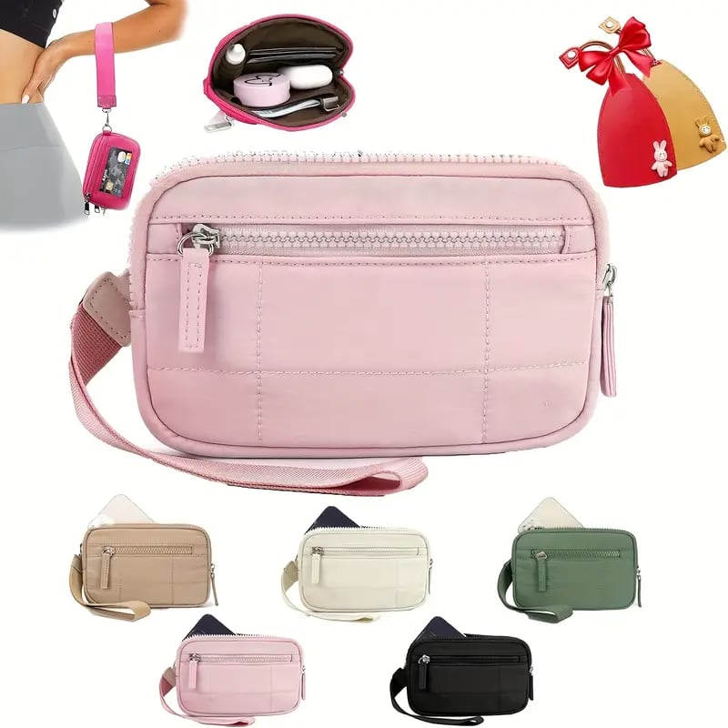 Puffer Wristlet Wallet Fits Phone