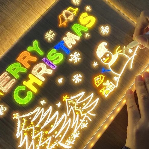 Luminous Led Drawing Board For Children