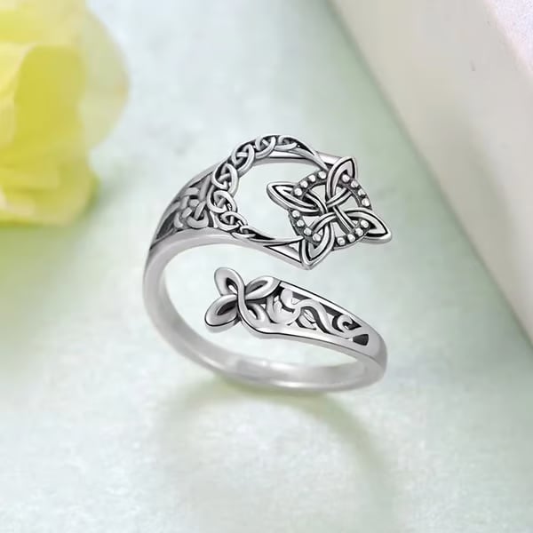 🧡Celtic Knot Open Ring✨