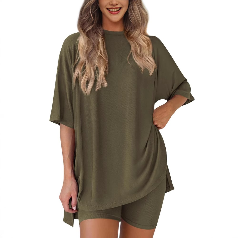 Women's Summer Casual Oversized Two-Piece Set