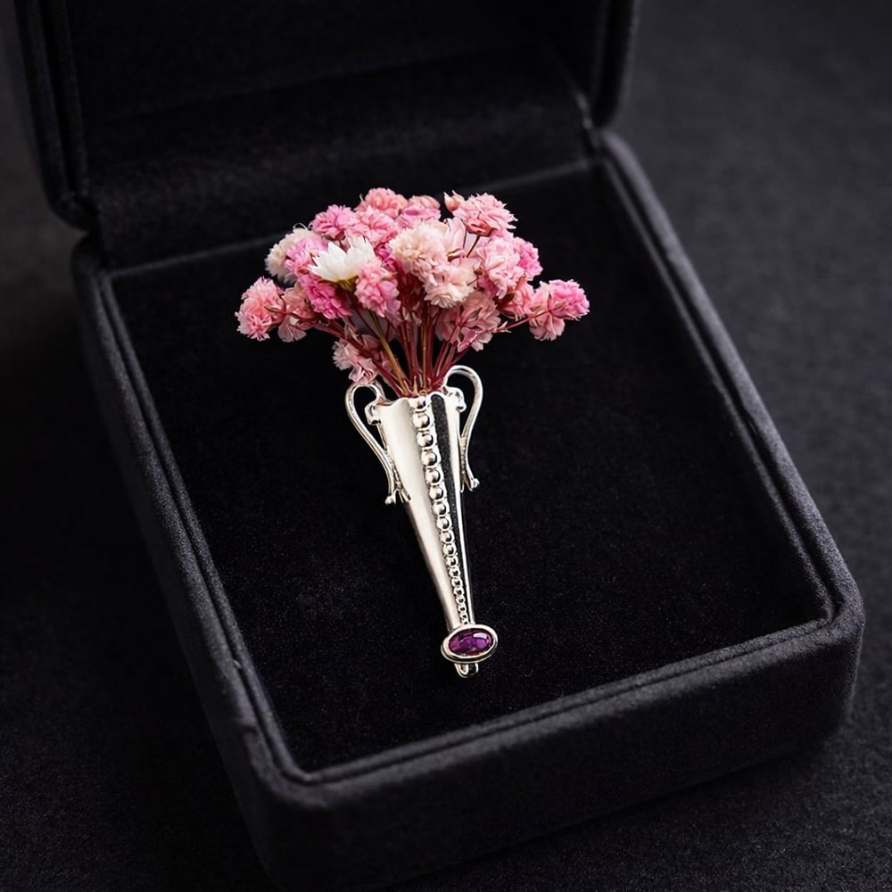 Vase Brooch