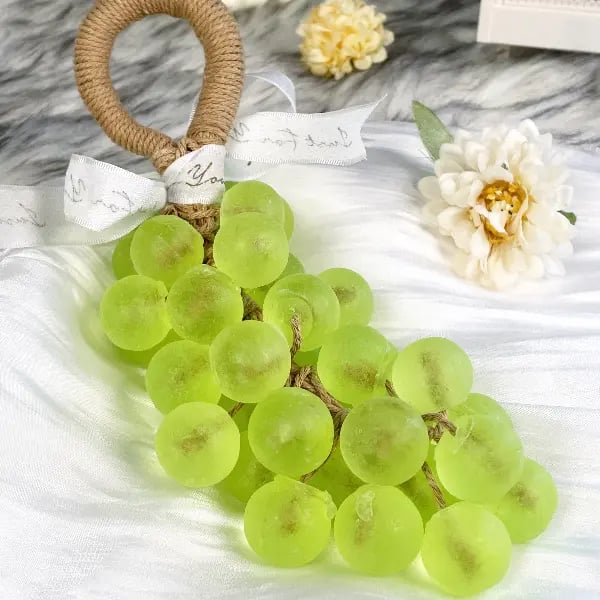 Personalized Original Handmade Crystal Grape Soap Gentle Cleansing Soap  (Single string: 25 pieces)